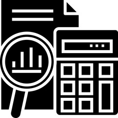 Financial analysis icon