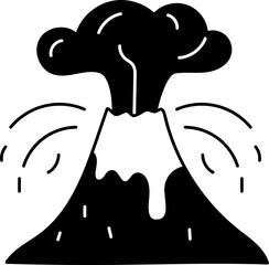 Tsunami icon design elements for decoration.