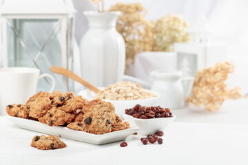 Oatmeal raisin cookies.