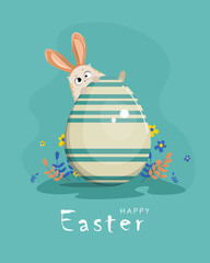 Happy easter card