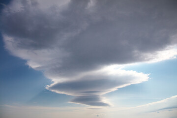 Fototapeta na wymiar 実写の雲