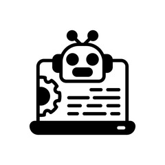 AI Management icon in vector. Logotype