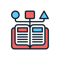 Knowledge Representation icon in vector. Logotype