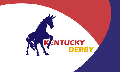 kentucky derby slogan, typography graphic design, vektor illustration, for t-shirt, background, web background, poster and more.