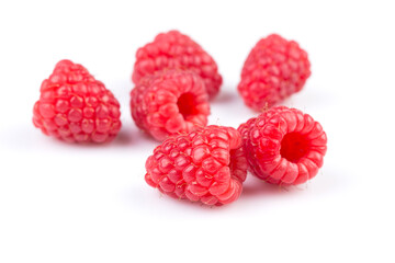 raspberry isolated on white background