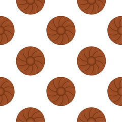 Pattern homemade cookie different taste in pastry biscuit