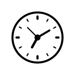 Clock icon, time icon vector