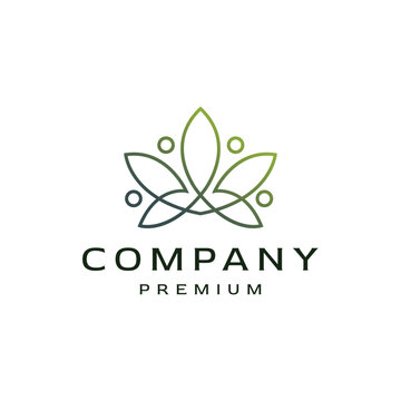 Unique, modern, and luxurious leaf logo style, suitable for spa, skin care, wellness businesses, and other similar industries.