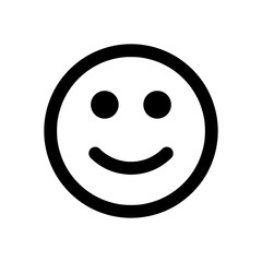  smiles icon vector, flat design trendy style illustration on white background..eps