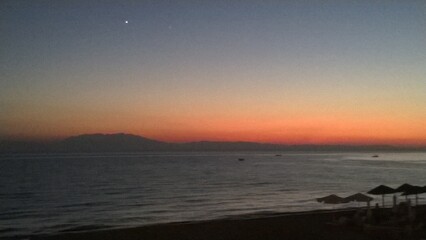 Fototapeta premium sunset on the beach