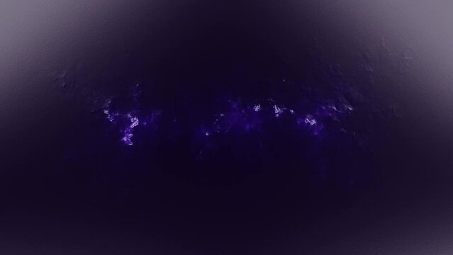 Abstract violet ice glowing edge transition on alpha background