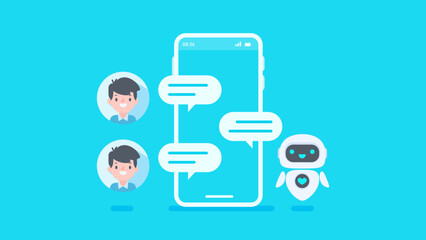 Auto reply system with intelligent robots provide information and help customers with problems