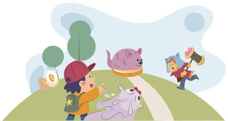 Gaming with cryptocurrency, gameplay to earn, Metaverse, digital world, virtual character . Play to earn games created on basis of blockchain project with elements of NFT. Blackchain mobile game