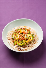 納豆キムチうどん