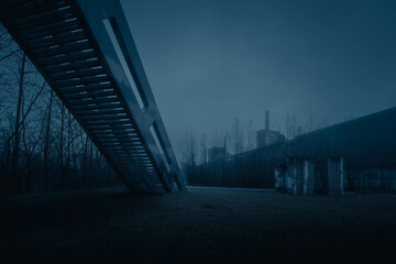Kokerei Zollverein in the night