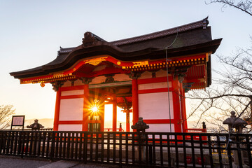 Obraz premium Temples in Kyoto area, Japan.