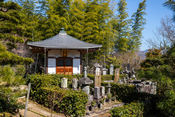 Fototapeta na wymiar Temples in Kyoto area, Japan.