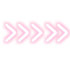 Pink Arrow Neon Sign