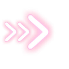 Arrow Pink Neon Small Big