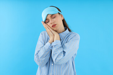 Concept of people with beautiful young woman