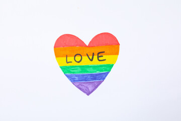 Composition for Pride and LGBTQ community concept