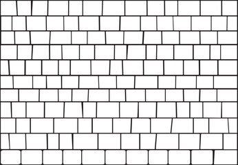 black and white brick tiles