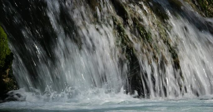 Lunaret Nature reserve, Montpellier, H&eacute;rault department, Occitan, France. The river Lez