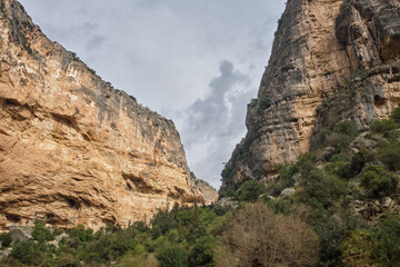 Fototapeta na wymiar View From Lamos Canyon, Mersin, Turkey
