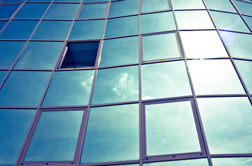 windows pattern of a modern building