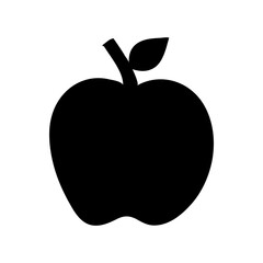 Apple icon, Apple sign vector trendy style illustration on white background..ep