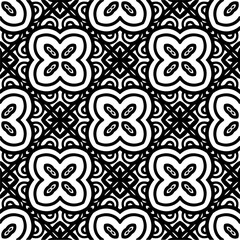 Vector monochrome pattern, Abstract texture for fabric print, card, table cloth, furniture, banner, cover, invitation, decoration, wrapping.seamless repeating pattern.Black and 
white color.