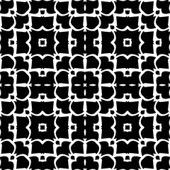 Vector monochrome pattern, Abstract texture for fabric print, card, table cloth, furniture, banner, cover, invitation, decoration, wrapping.seamless repeating pattern.Black and 
white color.