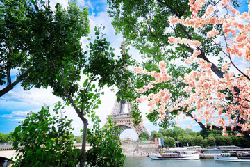 eiffel tour and Paris cityscape