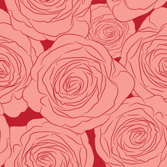 Flower ethnic pattern seamless oriental. Fabric pattern. Design for fabric, curtain, background, carpet, wallpaper, clothing, shirts, dresses, wrapping, batik, vector illustration. Embroidery style