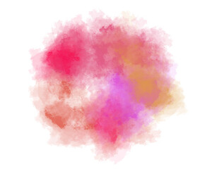 Fototapeta premium Pink abstract watercolor hand painted background, for logo backgrounds.