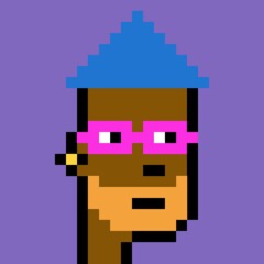 Pixelated people avatar