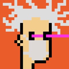 Pixelated people avatar