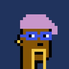 Pixelated people avatar