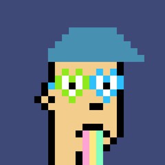 Pixelated people avatar