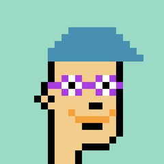 Pixelated people avatar