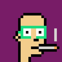 Pixelated people avatar