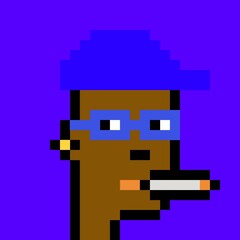 Pixelated people avatar