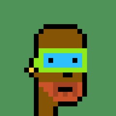 Pixelated people avatar