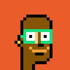 Pixelated people avatar