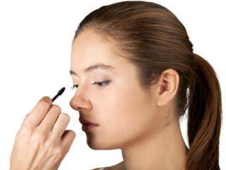 Woman Getting Her Make-up Done