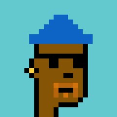 Pixelated people avatar