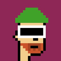 Pixelated people avatar