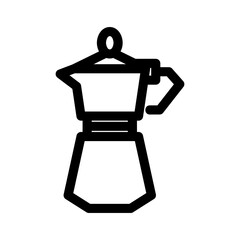 coffee maker icon or logo isolated sign symbol vector illustration - high quality black style vector icons
