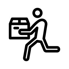 delivery icon or logo isolated sign symbol vector illustration - high quality black style vector icons
