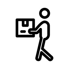 delivery icon or logo isolated sign symbol vector illustration - high quality black style vector icons
